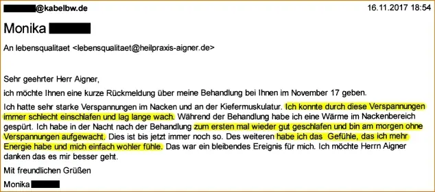 Heilpraxis Michael Aigner Burnout-Behandlung Erfahrungen